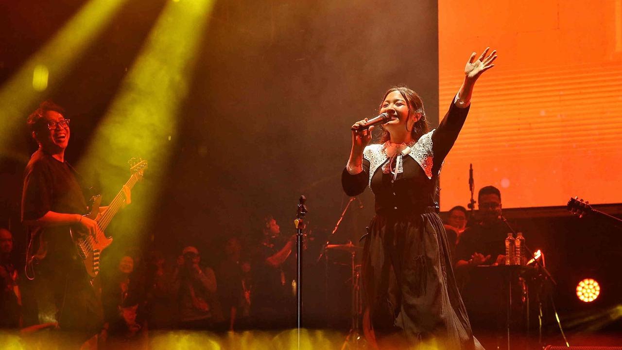 FOTO:  Bernadya Meriahkan  KapanLagi Buka Bareng BRI Festival 2025