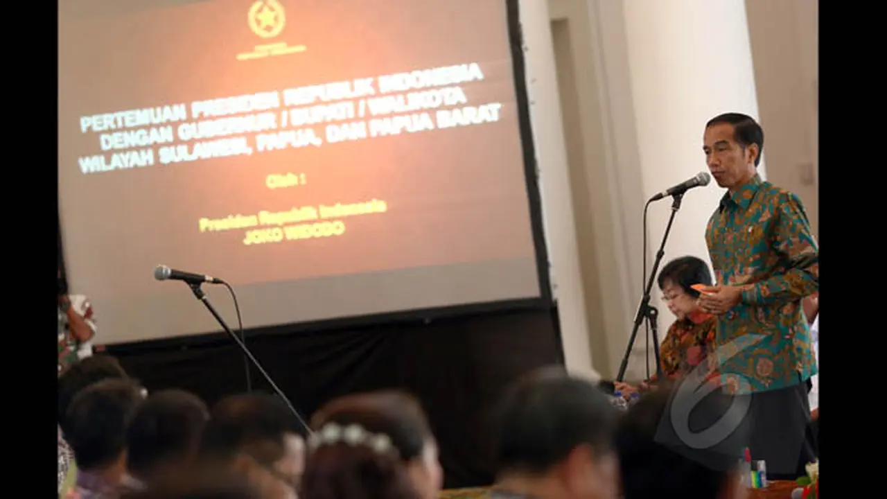 Jokowi Kumpulkan Bupati se-Sulawesi dan Papua di Istana Bogor