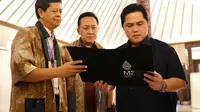 Menteri BUMN Erick Thohir&nbsp;mengapresiasi digelarnya gerakan antara musisi dunia yang tergabung dalam Music 20 (M-20)