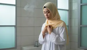 Cara Mandi Junub tapi Belum Mandi Haid, Lengkap Niat dan Tata Caranya