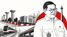 Infografis Pramono Anung Bereskan Proyek Mangkrak