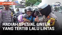 Unik! Pengendara yang Tertib Lalu Linta Bakal Dapat Hadiah Spesial