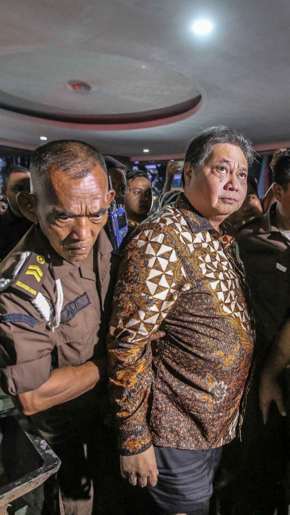 Sebelumnya Airlangga tidak hadir dalam panggilan pertama pada tanggal 18 Juli 2023. ( Liputan6.com/Faizal Fanani )