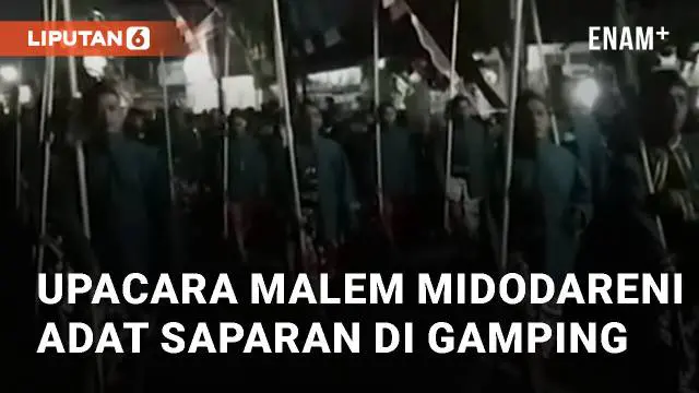 VIDEO: Detik-detik Upacara Malem Midodareni Adat Saparan di Gamping Yogyakarta