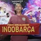 Suporter Barcelona saat menyaksikan laga El Clasico antara Barcelona melawan Real Madrid saat nobar di Summarecon Mal Serpong, Sabtu (23/12/2017). Barcelona menang 3-0 atas Real Madrid. (Bola.com/M Iqbal Ichsan)