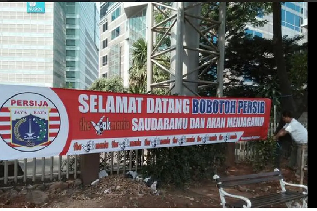 Spanduk Jakmania 