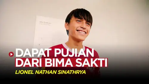VIDEO: Respons Lionel Nathan Sinathrya Saat Mendapat Pujian dari Pelatih Timnas Indonesia U-17, Bima Sakti
