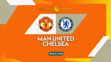Cover prediksi&nbsp;Manchester United versus Chelsea di Premier League. (Bola.com/Gregah Nurikhsani)