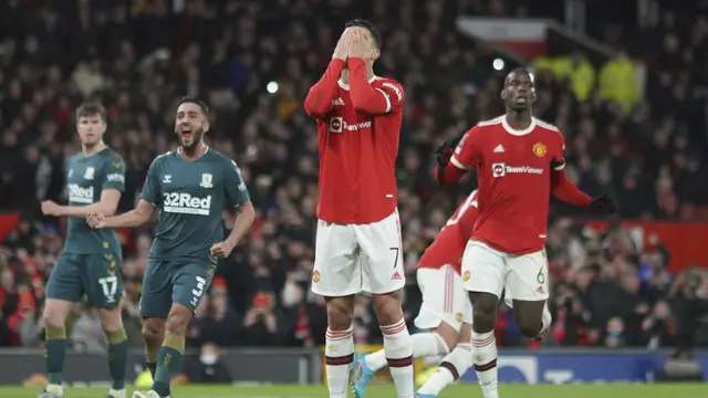 Foto: Ngenes, Anthony Elanga Buat MU Tersingkir di babak Keempat Piala FA usai Kalah Adu Penalti dari Middlesbrough