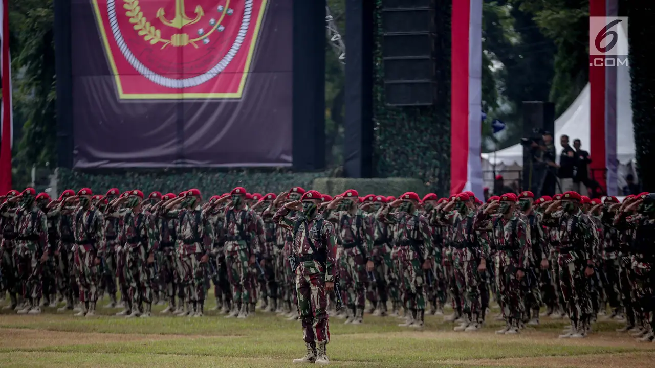 Panglima TNI Pimpin Upacara Hut ke-67 Kopassus
