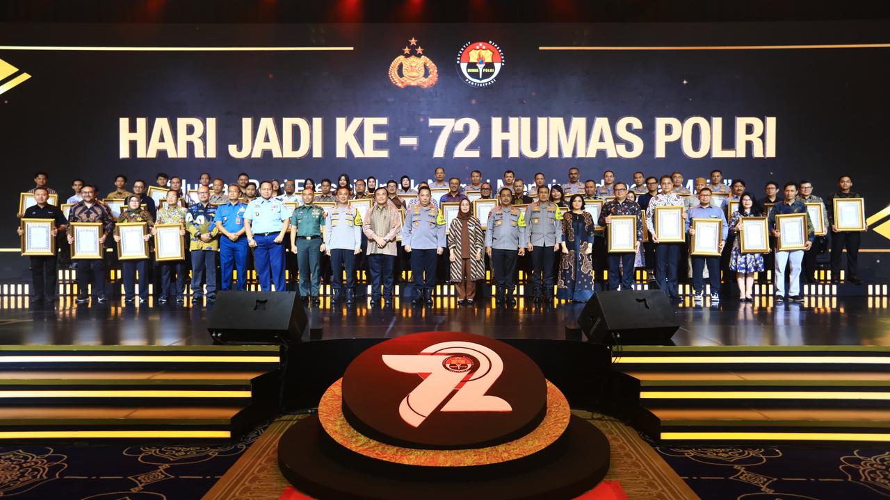 Peringatan Hari Jadi ke-72 Divisi Humas Polri.