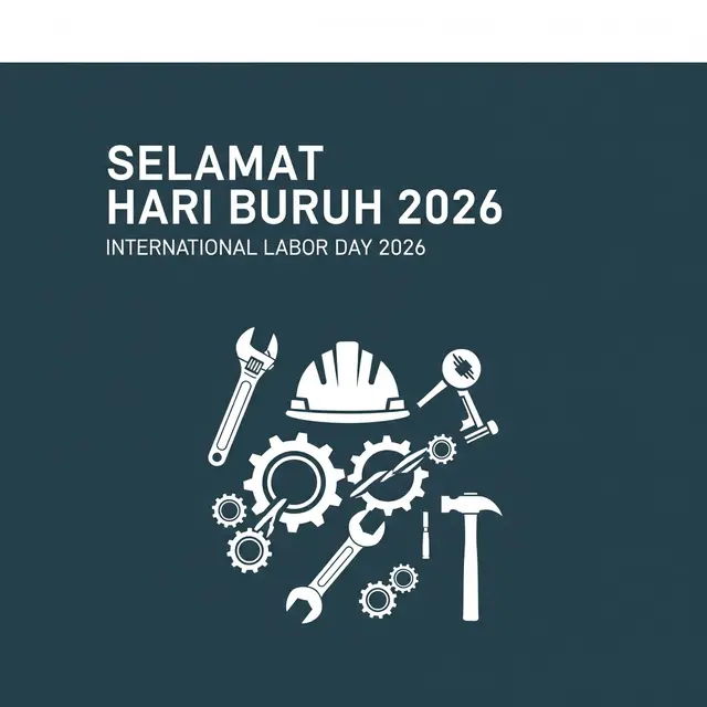 Desain Poster Hari Buruh Internasional
