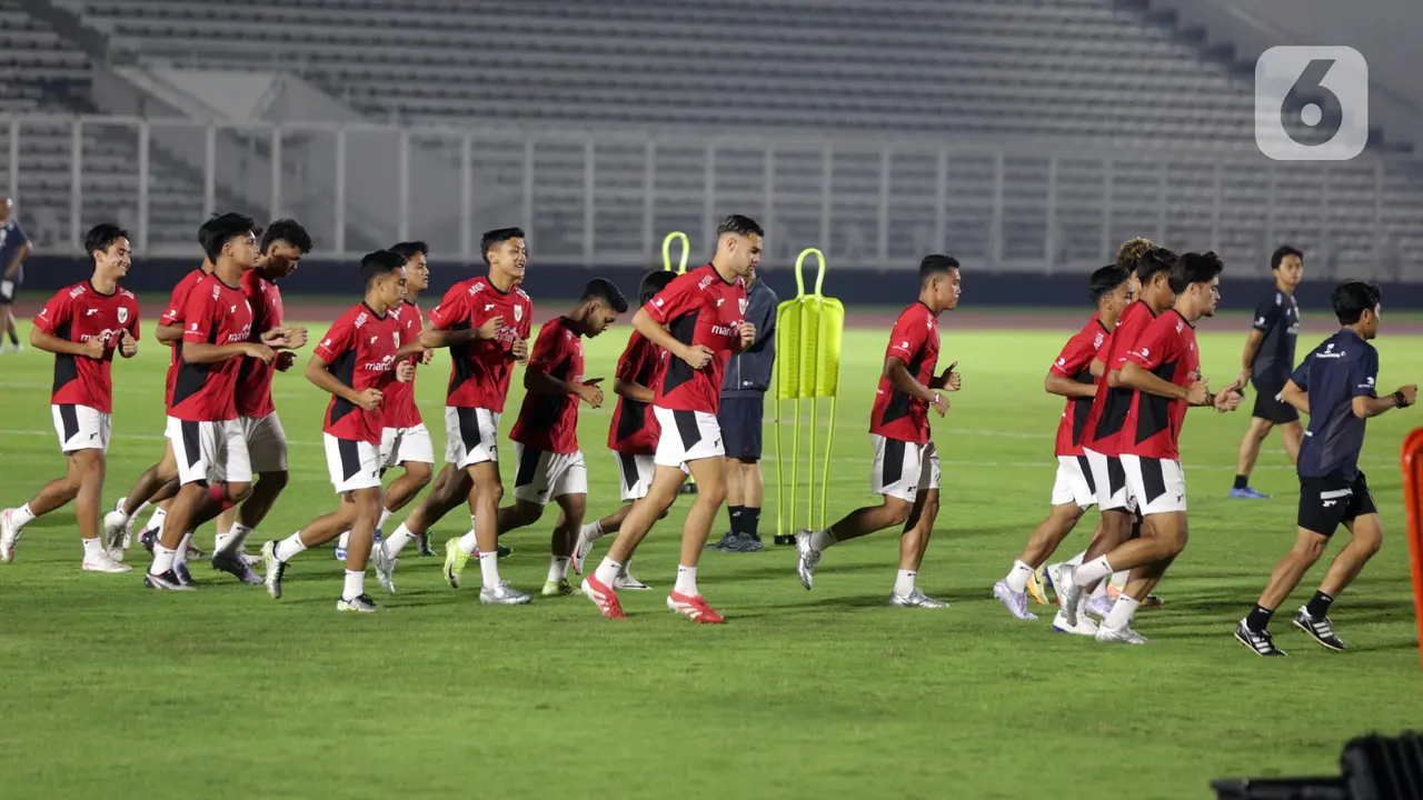 Intip Persiapan Akhir Timnas Indonesia U-23