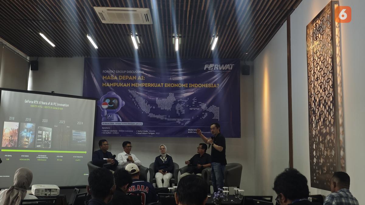 Benarkah AI Bisa Bantu Capai Pertumbuhan Ekonomi Indonesia 8 Persen? Ini Kata Ekonom dan NVIDIA