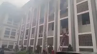 Kebakaran di UIN Jakarta, Objek yang Terbakar Ruang Rektor dan Warek II