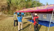 Kemensos Salurkan Bantuan untuk Warga Terdampak Kebakaran Kampung Adat Sukabumi