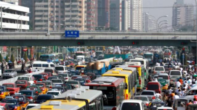 Ilustrasi polusi udara akibat kendaraan bermotor