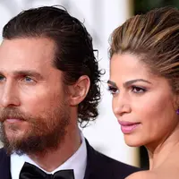 Matthew McConaughey dan Camila Alves di 72nd Golden Globe Awards (Bintang/EPA)