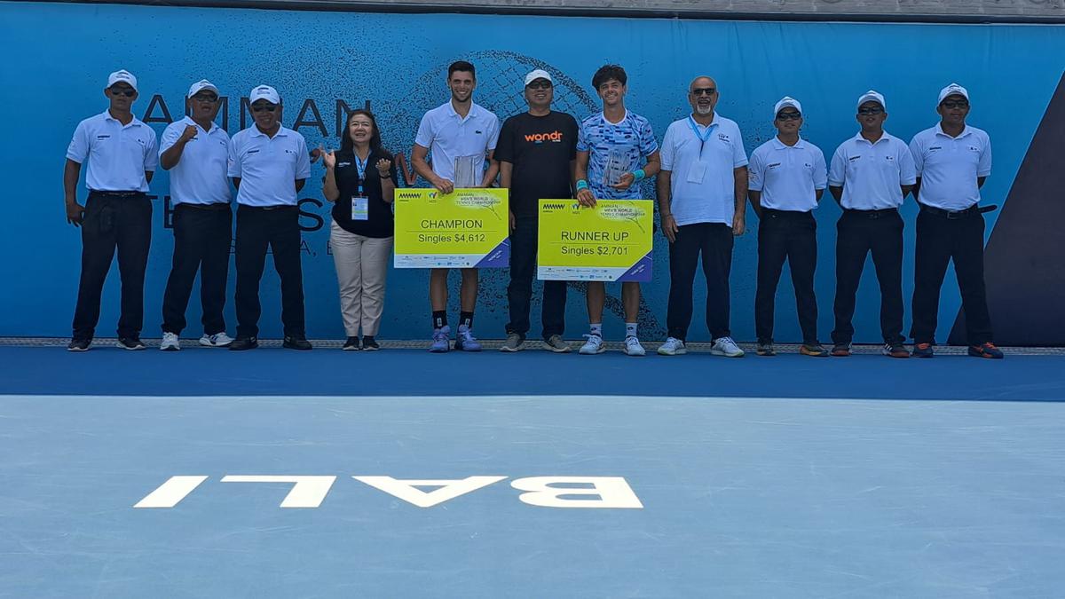 Petenis Prancis Arthur Gea Juara Turnamen Tenis M-25 di Bali