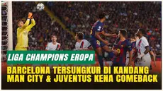 Matchday 2 Liga Champions 2025/2026 penuh drama seru! PSG berhasil menaklukkan Barcelona 2-1 lewat gol telat Gon&ccedil;alo Ramos, sementara Manchester City harus puas ditahan imbang 2-2 oleh AS Monaco setelah kehilangan keunggulan di menit akhir. Di laga lain, Juventus juga gagal meraih kemenangan usai Villarreal menyamakan skor menjadi 2-2 di penghujung pertandingan.