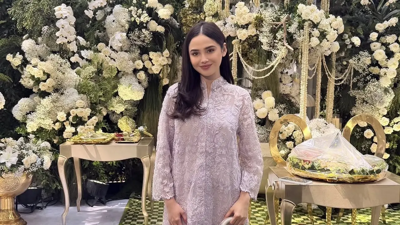 Syifa Hadju saat Hadir di Siraman Sahabatnya. [@syifahadju]