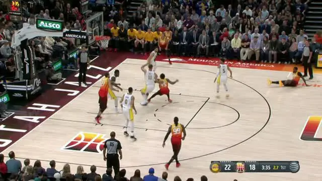 VIDEO : Cuplikan Pertandingan NBA,  Jazz 117 vs Lakers 110