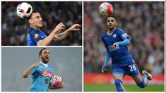 Kabar transfer terkini, Selasa (19/7/2016), sukses mendatangkan N’Golo Kante, Chelsea mengincar pemain Leicester lainnya yaitu Riyad Mahrez sementara itu, Arsenal berusaha mengejar tanda tangan bomber Napoli, Gonzalo Higuain. (AFP)