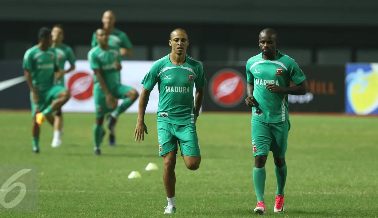 Madura Unitedjadi salah satu tim paling produktif hingga pekan ketujuh Liga 1. (Liputan6.com/Helmi Fithriansyah)
