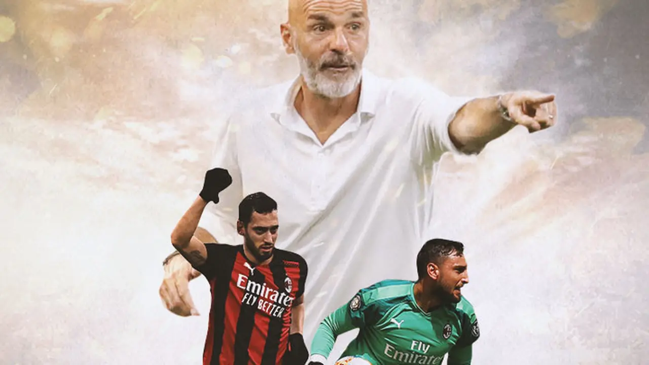 AC Milan - Stefano Pioli, Hakan Calhanoglu, Gianluigi Donnarumma