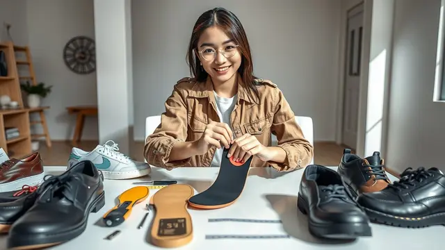 cara mengukur insole sepatu