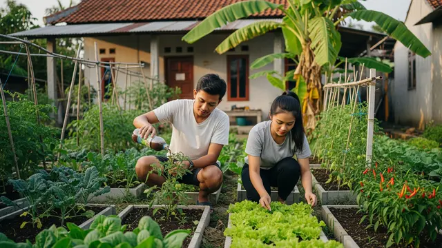 Panduan Usaha Sayur Organik Skala Rumah Tangga Panen Cepat 30 Hari untuk Keluarga Muda