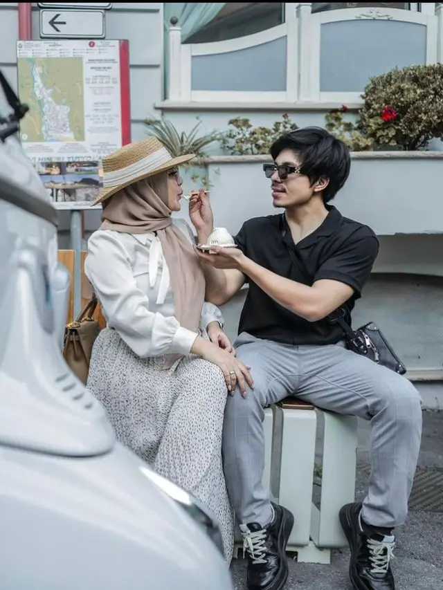 6 Gaya Aurel Hermansyah Liburan di Italia Bareng Atta Halilintar dan Ameena, Tenteng Tas Seharga Rp472 Jutaan