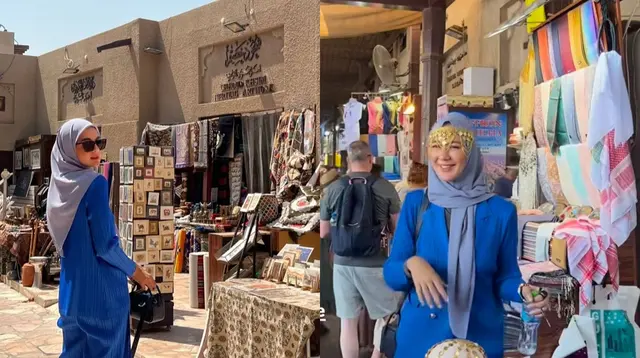 Paula Verhoeven Liburan di Kota Tua Dubai (Sumber: Instagram/paula_verhoeven)