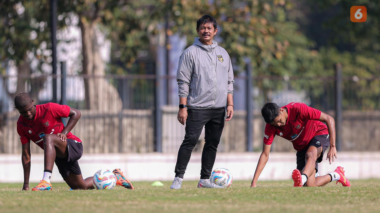 Foto: Timnas Indonesia U-24 Gelar Latihan Jelang Bertolak ke China untuk Asian Games 2022, 7 Pemain Telat Gabung