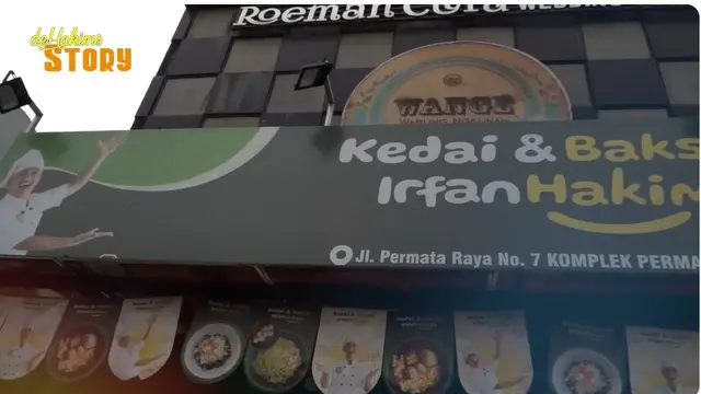 7 Potret Desain Warung Bakso Irfan Hakim, Luas dengan Area Makan Outdoor