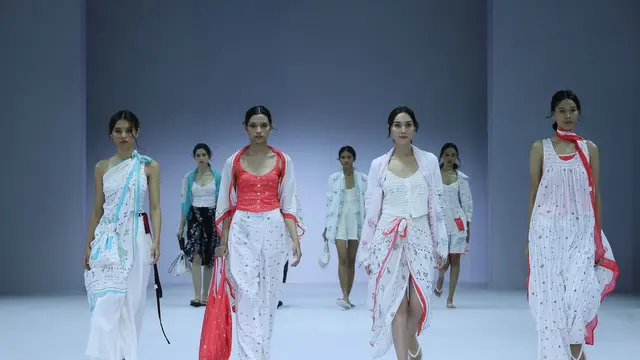 Brand lokal menerapkan konsep slow fashion dengan memakai material dasar menggunakan tekstil daur ulang dari limbah pra konsumsi