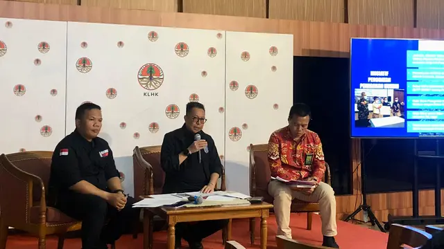 Konferensi Pers Diseminasi Capaian Kerja Ditjen Penegakan Hukum Lingkungan Hidup dan Kehutanan 2024 (Gakkum LHK) di Jakarta