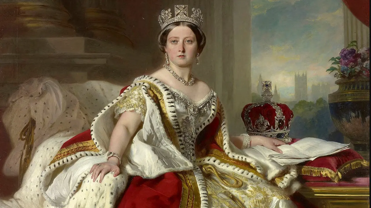 Lukisan Ratu Victoria karya Winterhalter. Dok: Royal Collection Trust