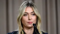 Petenis Rusia, Maria Sharapova mengungkapkan dirinya gagal tes doping di ajang Australia Terbuka lantaran mengkonsumsi meldonium saat konferensi pers di Los Angeles, Senin (7/3) siang watu setempat. (Kevork Djansezian/Getty Images/AFP)