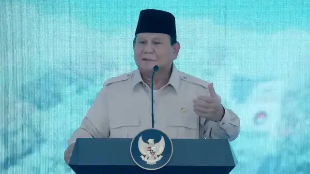 Presiden Prabowo Subianto menyampaikan pidato saat melihat langsung pemusnahan barang bukti narkoba seberat 214,84 ton senilai Rp 29,37 triliun yang dilakukan oleh Polri, Rabu (29/10/2025).