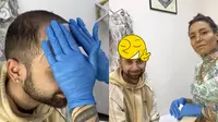 Pria Ini Pilih Tato di Kepala Botak Ketimbang Menumbuhkan Rambut, 7 Potretnya Unik