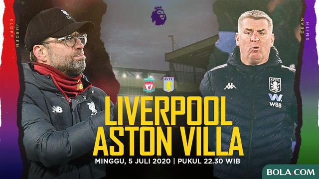 Premier League - Liverpool Vs Aston Villa - Head to Head Pelatih