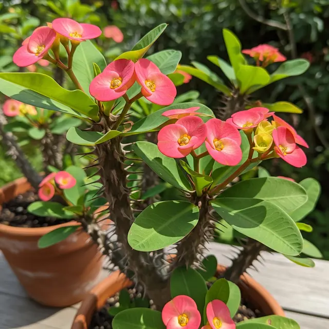 Euphorbia Milii (AI Generated)