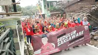 Relawan Sedulur Saklawase Perkuat Basis Dukungan Hingga Sukseskan Gelaran Senam Sehat Bersama