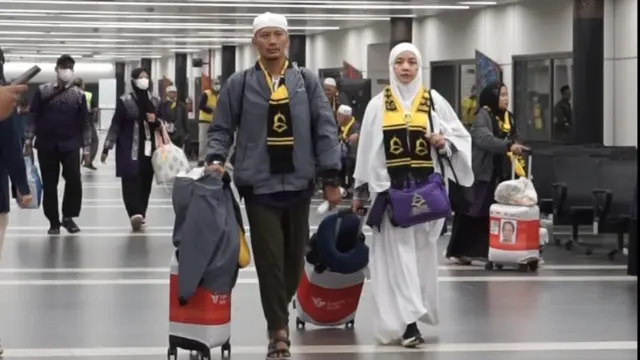 Jemaah Haji Indonesia Tiba di Bandara Soetta