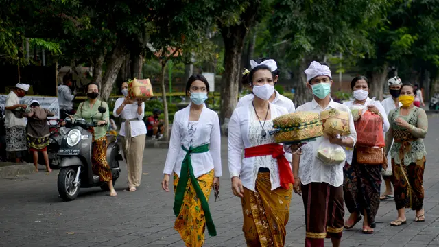 Suasana Hari Raya Galungan di Bali