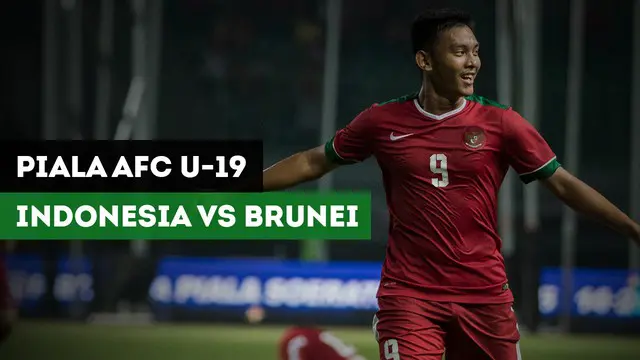 Berita video highlights babak 1 kualifikasi Piala AFC U-19, Indonesia vs Brunei Darussalam di Korea Selatan.