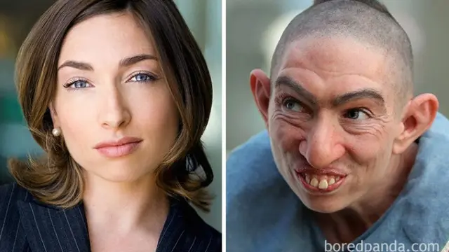 transformasi makeup pada film (foto: Boredpanda)