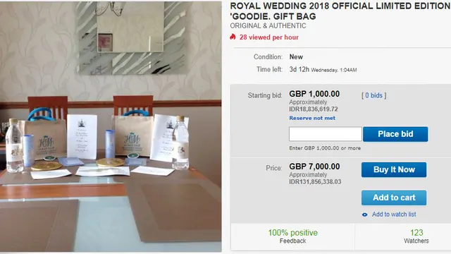Tamu Royal Wedding Jual Goodie Bag Pernikahan dengan Harga Fantastis