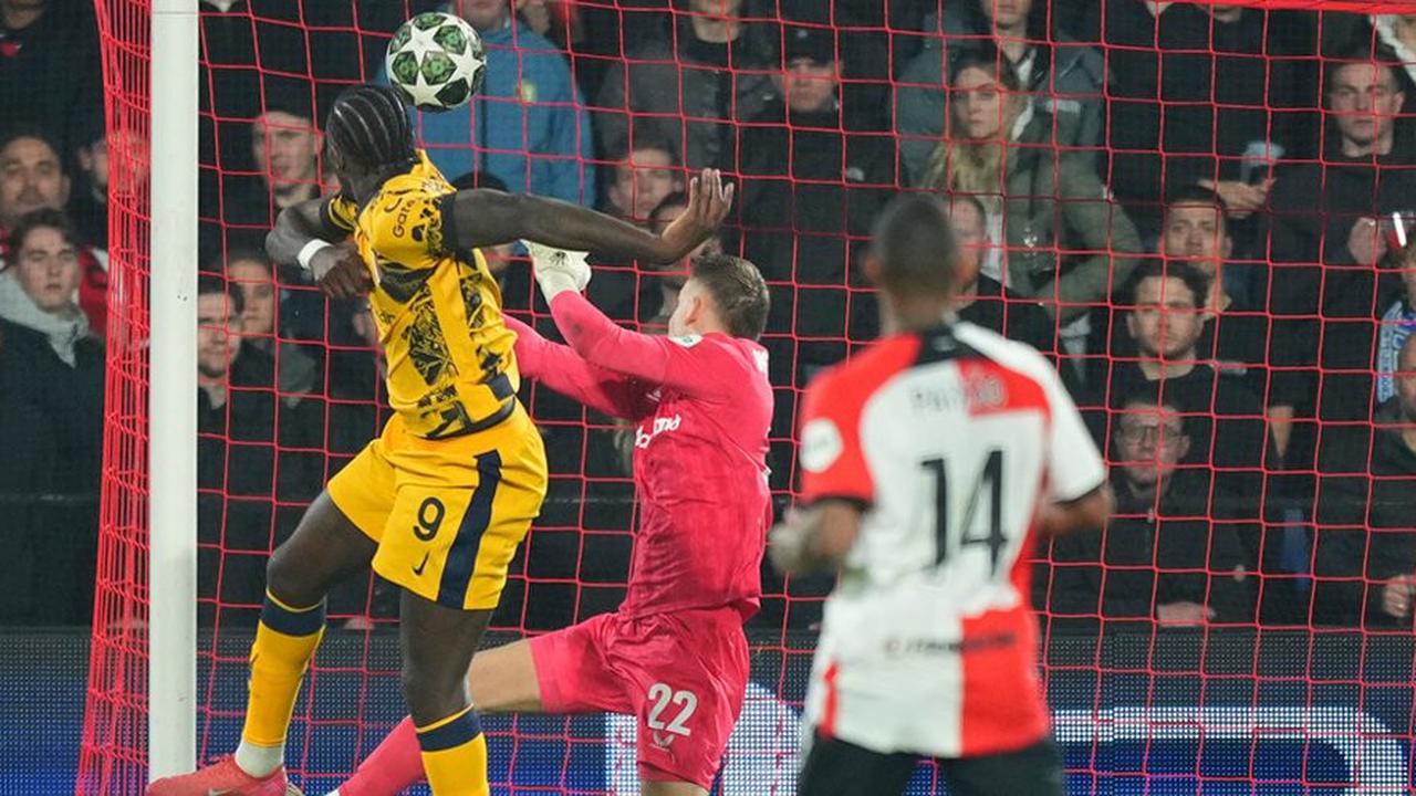 Hasil Feyenoord vs Inter Milan: Skor 0-2